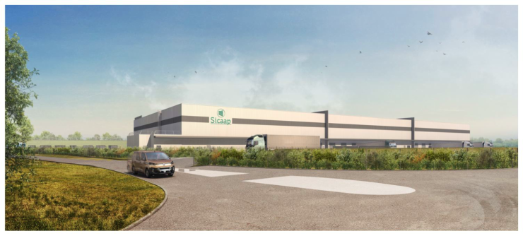 GSE develops a sustainable and scalable 9,500 m² logistics complex for Sicaap in Charente-Maritime